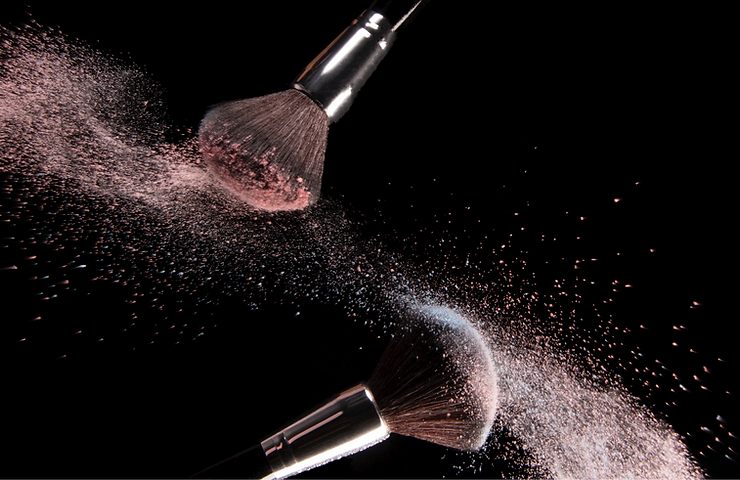 Natural- looking sunkissed blush application For a radiant and youthful glow